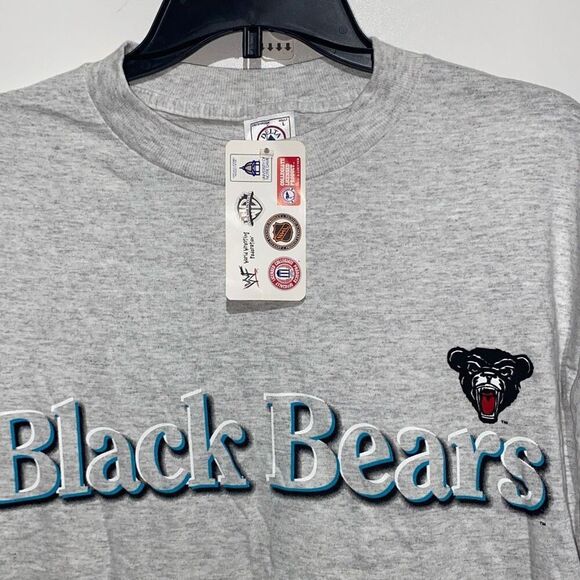 Delta Men's Gray University of Notre Damel Black Bears T-Shirt Size Large NWT - Picture 3 of 8